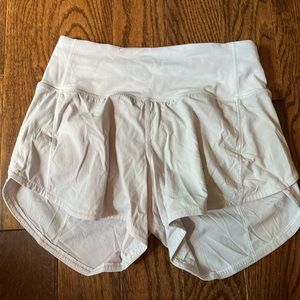 Lululemon athletic speed up shorts - white
